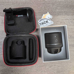 Equestrian Tracking System: Pivo Pod, Storage Bag, Remote, Tripod & Smart Mount, Carry Bag *like new, v.mnr dirt, pulled cord end