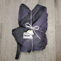 Rainsheet, 1 leg *gc, clean, wpf, v. faded, repairs, mnr slices, holes, snags, threads, rubs