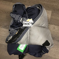 Hvy Winter Blanket, 2 legs *vgc, clean, 0 wpf, mnr tears, snags, rubs, torn binding, threads, scrapes
