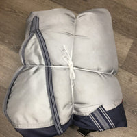 Hvy Winter Blanket, 2 legs *vgc, clean, 0 wpf, mnr tears, snags, rubs, torn binding, threads, scrapes