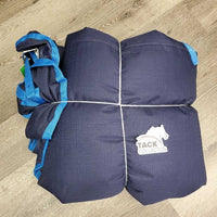 Hi Neck Hvy Winter Blanket, 2 legs *xc, clean, wpf, mnr dirt/stain, rubs, threads
