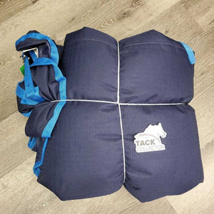 Hi Neck Hvy Winter Blanket, 2 legs *xc, clean, wpf, mnr dirt/stain, rubs, threads