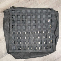 Double Sided Slow Feed Nylon Web Hay Bag *vgc, NO straps, clean, hay, faded, salt? film, rubs
