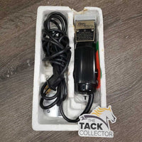 Single Speed Corded Clippers, Blades x 2: 7F & 10, spring, box, manual *vgc/xc, older, clean, box rip *SOUNDS GREAT, WORK
