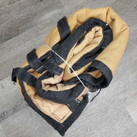 Hvy Winter Neck ONLY, d-rings *gc, clean, v. wpf, rubs, faded, mnr hair, repairs, pills, threads, snags
