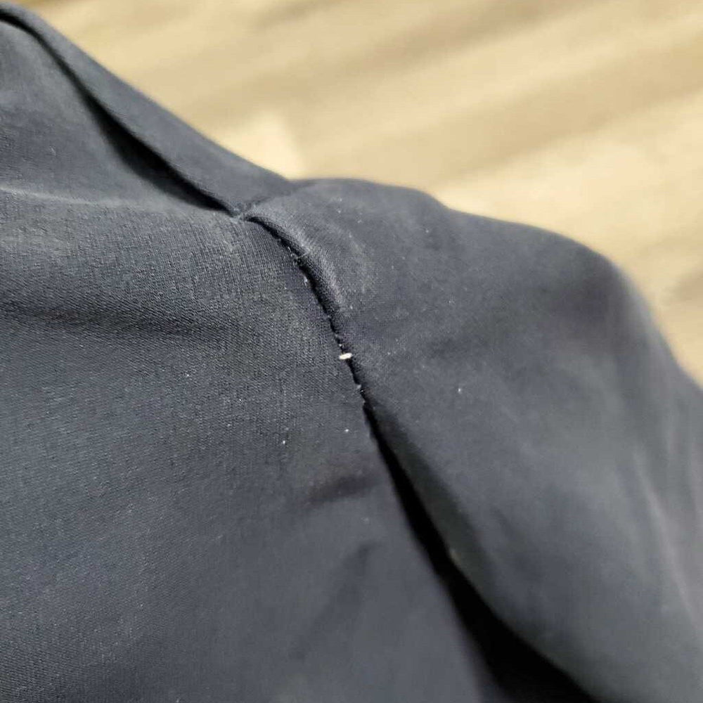 JUNIORS Euro Seat Breeches *gc, faded, snags, stickies: dry & cracks, undone stitching, seat rubs & pulled seams, older