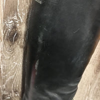 Pr Field Boots, Zips, grey plastic forms *vgc/gc, clean, rubs, faded toes, older, rubs, scrapes, scuffs