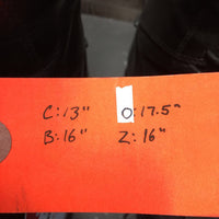 Pr Field Boots, Zips, grey plastic forms *vgc/gc, clean, rubs, faded toes, older, rubs, scrapes, scuffs