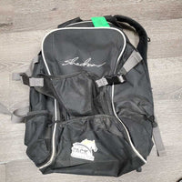 Grooms Back Pack *gc, dirty, rubs, mnr torn piping, threads, inside: gunky, mold?
