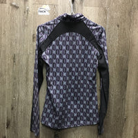 LS Shirt, 1/2 Zip Up *vgc, mnr seam & collar rubs
