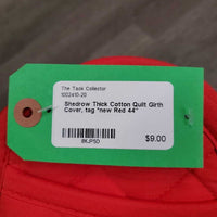 Thick Cotton Quilt Girth Cover, tag *new
