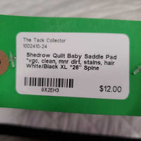 Quilt Baby Saddle Pad *vgc, clean, mnr dirt, stains, hair
