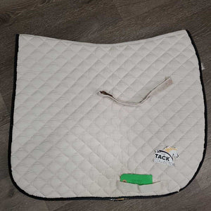 Quilt Dressage Saddle Pad *gc, clean, rubs, holey edges, mnr stains, hair, faded, puckers, pills