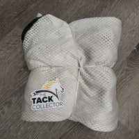 Closed Front Nylon Scrim Sheet, tail *gc, clean, dingy, mnr threads, stains, snags, unstitched, rusty
