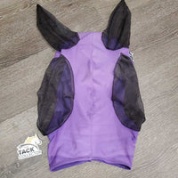 Lycra Fly Mask *gc, clean, faded, dart, mnr repair, threads, holes, snags
