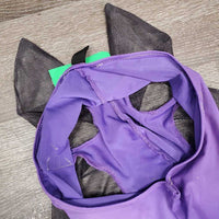 Lycra Fly Mask *gc, clean, faded, dart, mnr repair, threads, holes, snags
