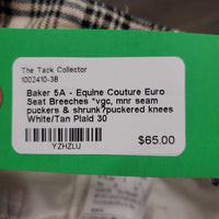 Euro Seat Breeches *vgc, mnr seam puckers & shrunk?puckered knees
