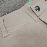 JUNIORS Hvy Cotton Breeches, Pull On *vgc/gc, mnr undone stitching, seam holes & fading
