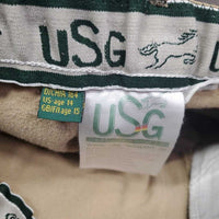 Ribbed Full Seat Breeches *gc/fair, snags, rubs, runs, faded tag, older, v.creased waist, v.pilly lining
