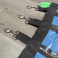 Closed Cordura Stall Guard "Alberta Horse Trials" *gc, dirt, torn info holder, older, faded?
