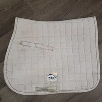 Quilt Jumper Saddle Pad, 1x piping *gc, dingy, pilly, hair, stains, puckers, rubs, undone stitching, mnr threads

