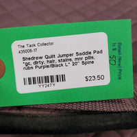 Quilt Jumper Saddle Pad *gc, dirty, hair, stains, mnr pills, rubs