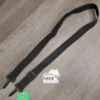 1.25" wide Adjustable Nylon Strap, 2x plastic snaps *vgc, mnr dirt, puckers & rubs
