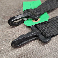 1.25" wide Adjustable Nylon Strap, 2x plastic snaps *vgc, mnr dirt, puckers & rubs
