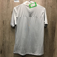 SS Show Shirt, Back Zipper, bling *xc/like new
