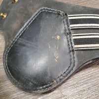 Hind Leather & Memory Foam Boots, tabs *gc, dirty, poopy, unstitched edges, hairy, sandy
