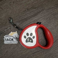 Nylon Tape Retractable Dog Leash *gc, mnr scrapes, scratches & rubs
