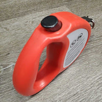 Nylon Tape Retractable Dog Leash *gc, mnr scrapes, scratches & rubs
