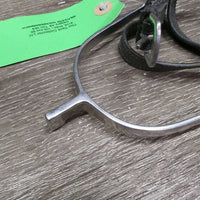 1 ONLY Hammerhead Spur, Leather Glitter Spur Strap *gc, dirty, scratches, widened

