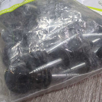 19 Screw In Electric Fence Ring Insulators, bag *new, missing 6
