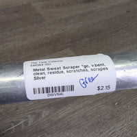Metal Sweat Scraper *gc, v.bent, clean, residue, scratches, scrapes
