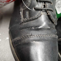 JUNIORS Synthetic Field Boots, zips *fair, clean, rubs, faded, *R-No insole, v.cracked, frayed edges & unstitched tab
