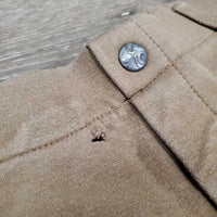 JUNIORS Hvy Cotton Breeches, Pull on *gc/fair, holes, mnr faded & seam rubs

