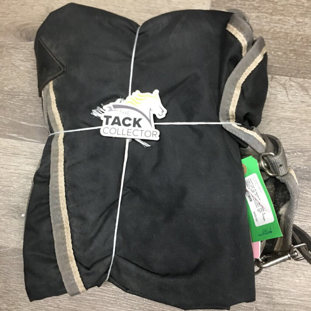 Hi Neck Rain Sheet, 2 legs, tail *gc, 0 wpf, dirt, film, snags, repairs, stains, mnr rubs, hair, faded