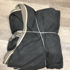 Hi Neck Rain Sheet, 2 legs, tail *gc, 0 wpf, dirt, film, snags, repairs, stains, mnr rubs, hair, faded