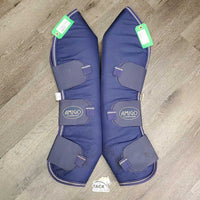 Tall Front & Hind Shipping Boots, Fleece Lined *vgc, clean & mnr dirt, hair, rubs & pills