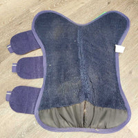 Tall Front & Hind Shipping Boots, Fleece Lined *vgc, clean & mnr dirt, hair, rubs & pills