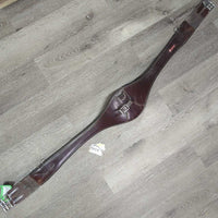 Small Belly Girth, 2x els, 3x D Ring, Center Strap *gc, clean, mnr dirt, rubs, faded, creases, elastic: frays & breaking
