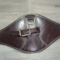 Small Belly Girth, 2x els, 3x D Ring, Center Strap *gc, clean, mnr dirt, rubs, faded, creases, elastic: frays & breaking
