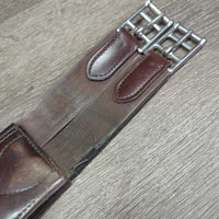 Small Belly Girth, 2x els, 3x D Ring, Center Strap *gc, clean, mnr dirt, rubs, faded, creases, elastic: frays & breaking
