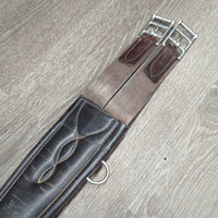 Small Belly Girth, 2x els, 3x D Ring, Center Strap *gc, clean, mnr dirt, rubs, faded, creases, elastic: frays & breaking
