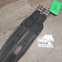 Neoprene Girth, 1x els *gc, dirty, hair, faded, residue
