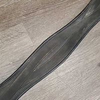 Nylon Web Neoprene Girth, 1x els *gc, dirty, hair, stains, rubs, faded, residue
