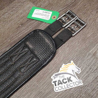 Nylon Web Neoprene Girth, 1x els *gc, dirty, hair, stains, rubs, faded, residue

