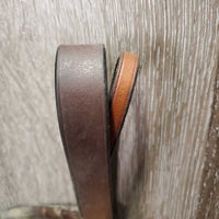 Rsd Bridle, Drop Noseband *fair, dirt, UNDONE stitching, cracks, older, stiff, dry, rubs, faded
