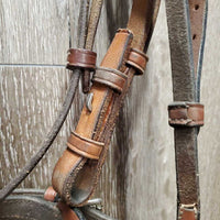 Rsd Padded Bridle *gc, NO Flash, dirty, stains, rubs, v.tight keepers, xholes, creases
